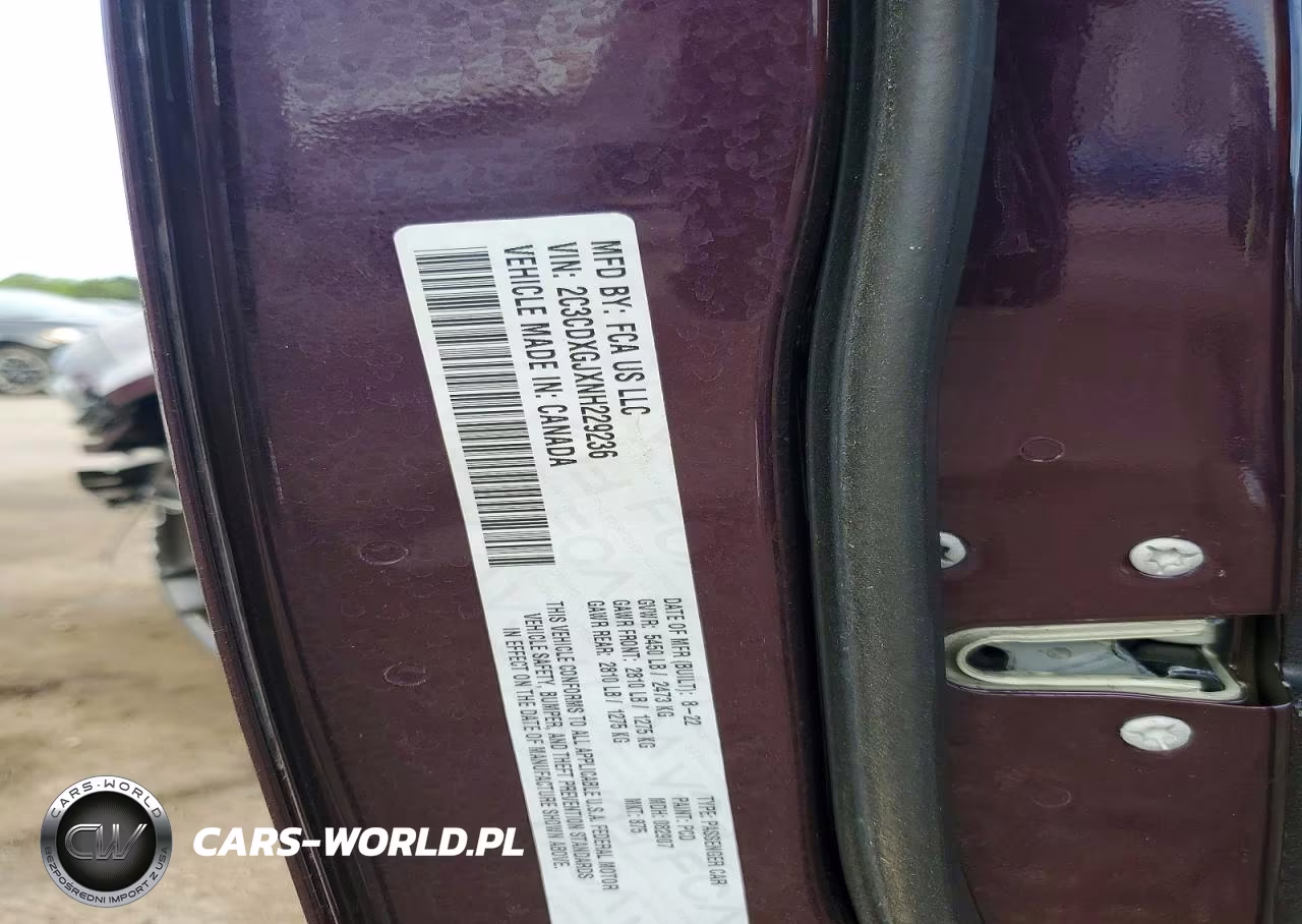 2022 Dodge Charger Scat Pack VIN:2C3CDXGJXNH229236 - 12