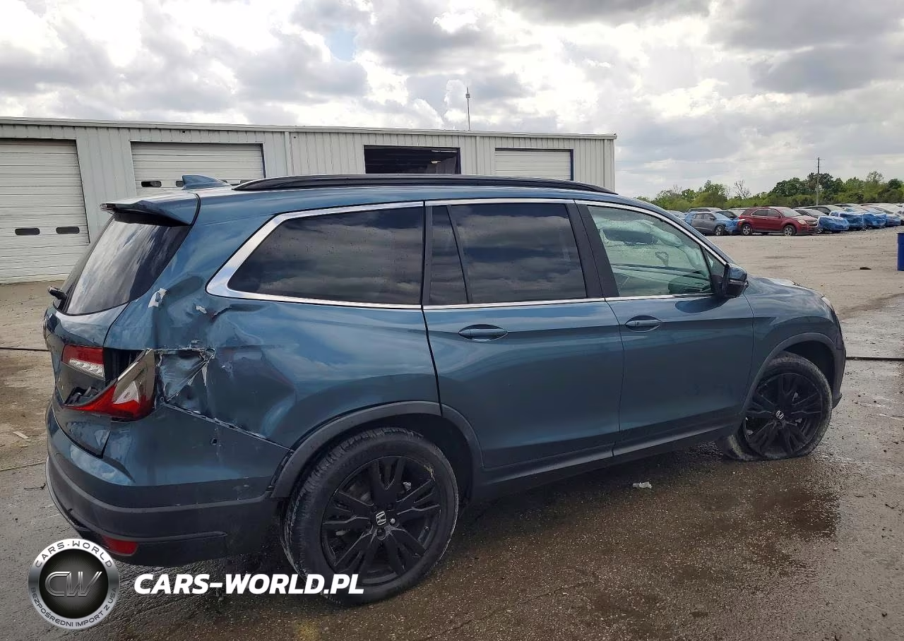 2021 Honda Pilot Se VIN:5FNYF5H20MB003153 - 3