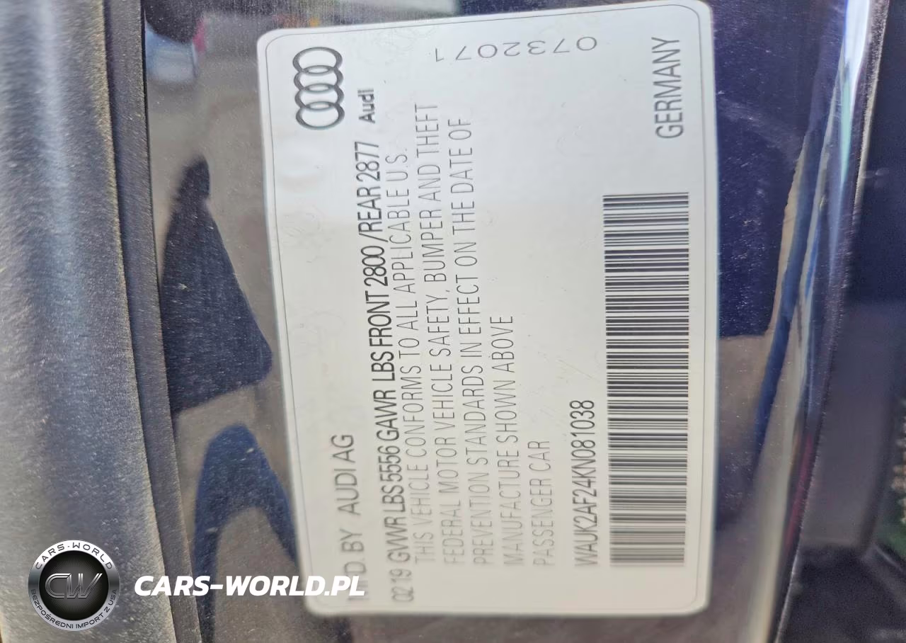 2019 Audi A6 Premium VIN:WAUK2AF24KN081038 - 12