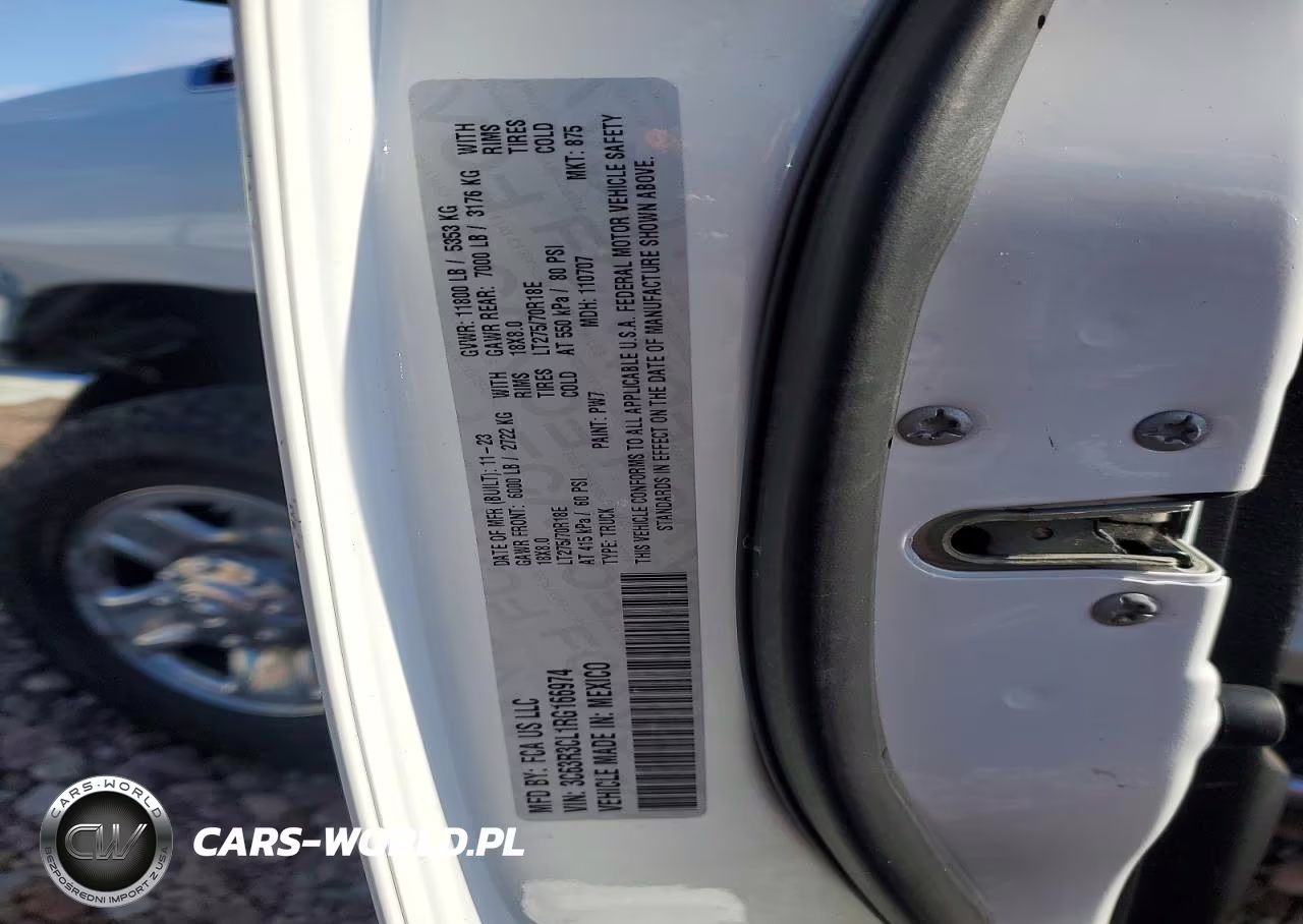 2024 Ram 3500 Tradesman VIN:3C63R3CL1RG166974 - 12