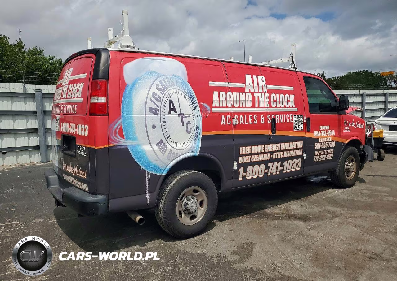 2019 Chevrolet Express 2500 Cargo Utility - Service Van VIN:1GCWGAFG1K1367857 - 3