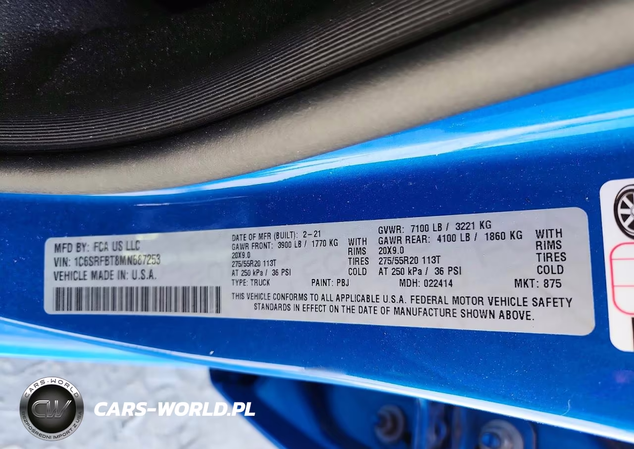 2021 Ram 1500 Big Horn VIN:1C6SRFBT8MN687253 - 12