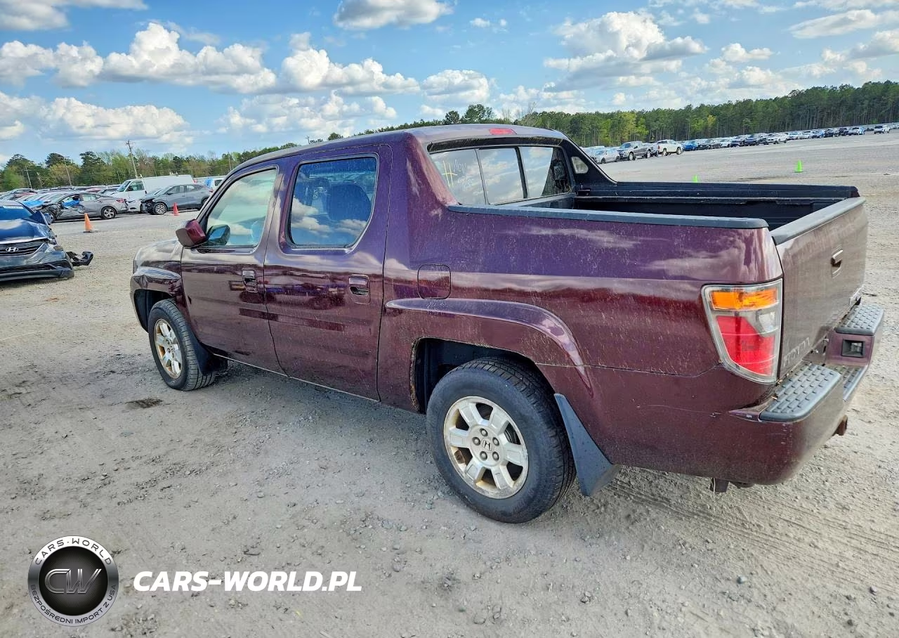 2008 Honda Ridgeline Rts VIN:2HJYK16408H522210 - 2