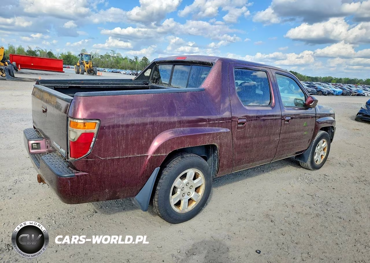 2008 Honda Ridgeline Rts VIN:2HJYK16408H522210 - 3