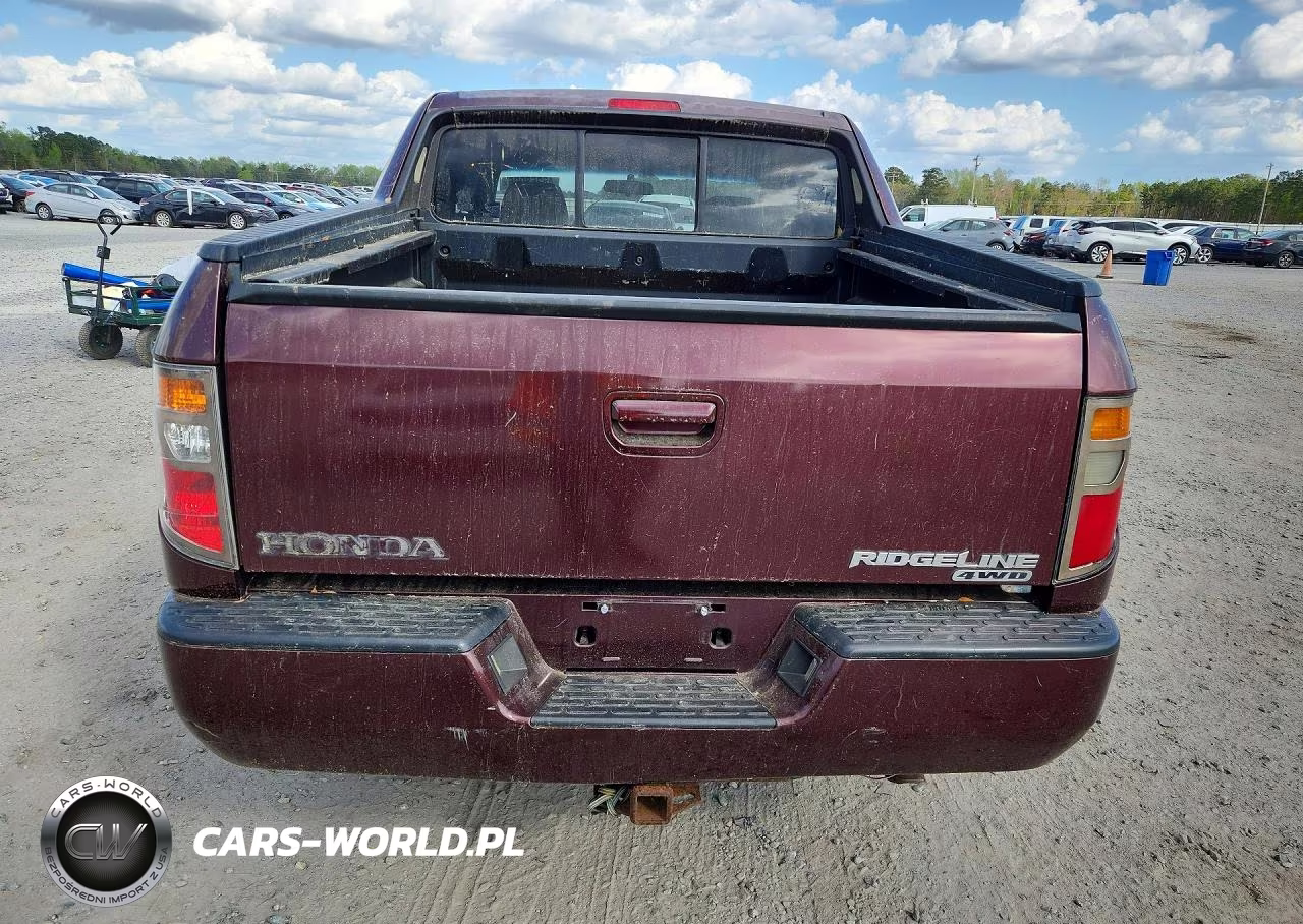 2008 Honda Ridgeline Rts VIN:2HJYK16408H522210 - 6