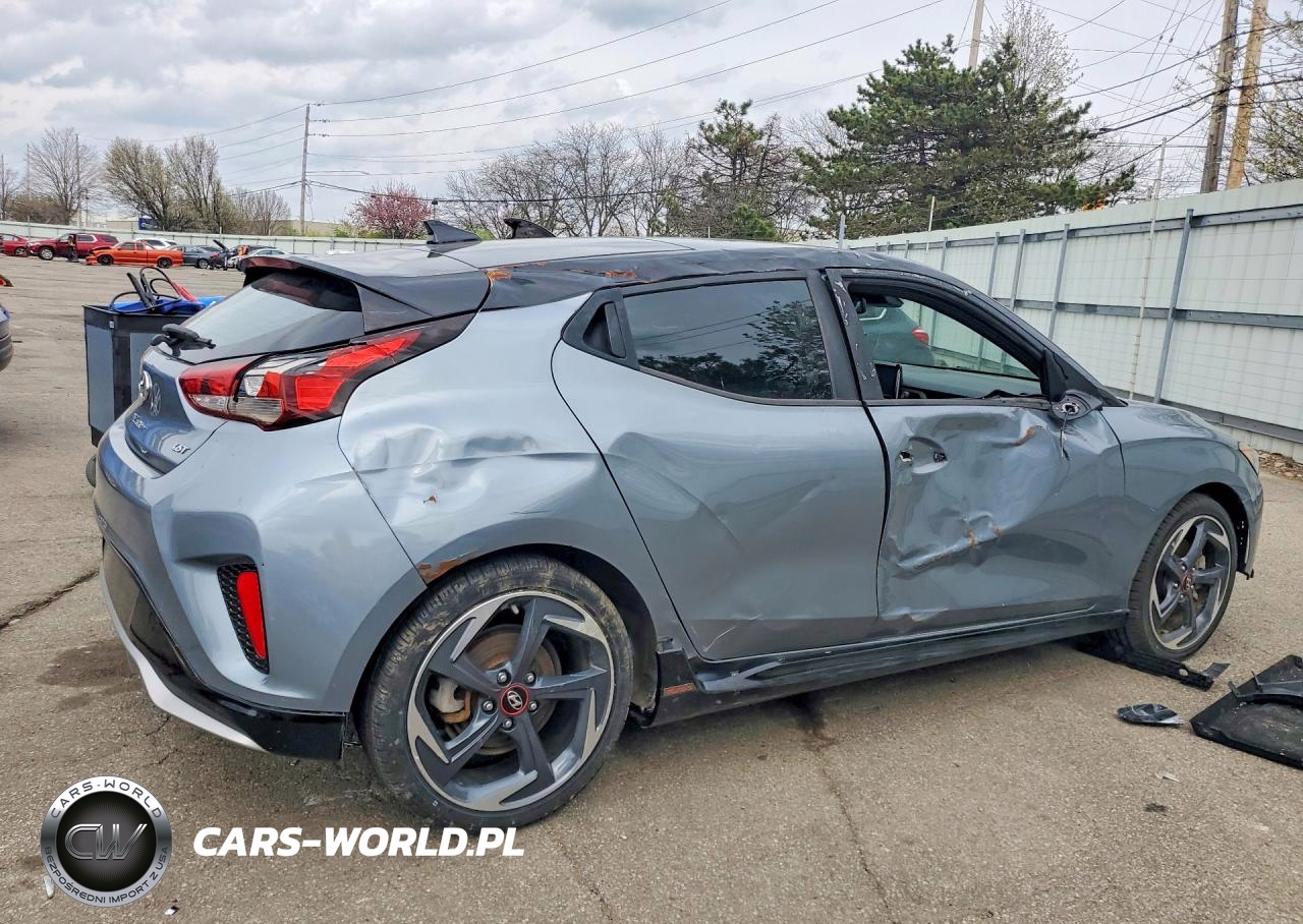 2020 Hyundai Veloster Turbo Ultimate VIN:KMHTH6AB9LU031135 - 3