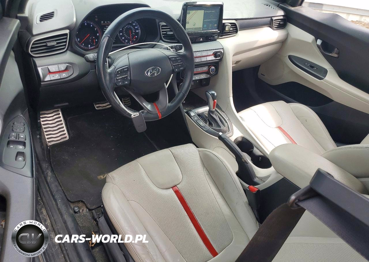 2020 Hyundai Veloster Turbo Ultimate VIN:KMHTH6AB9LU031135 - 8