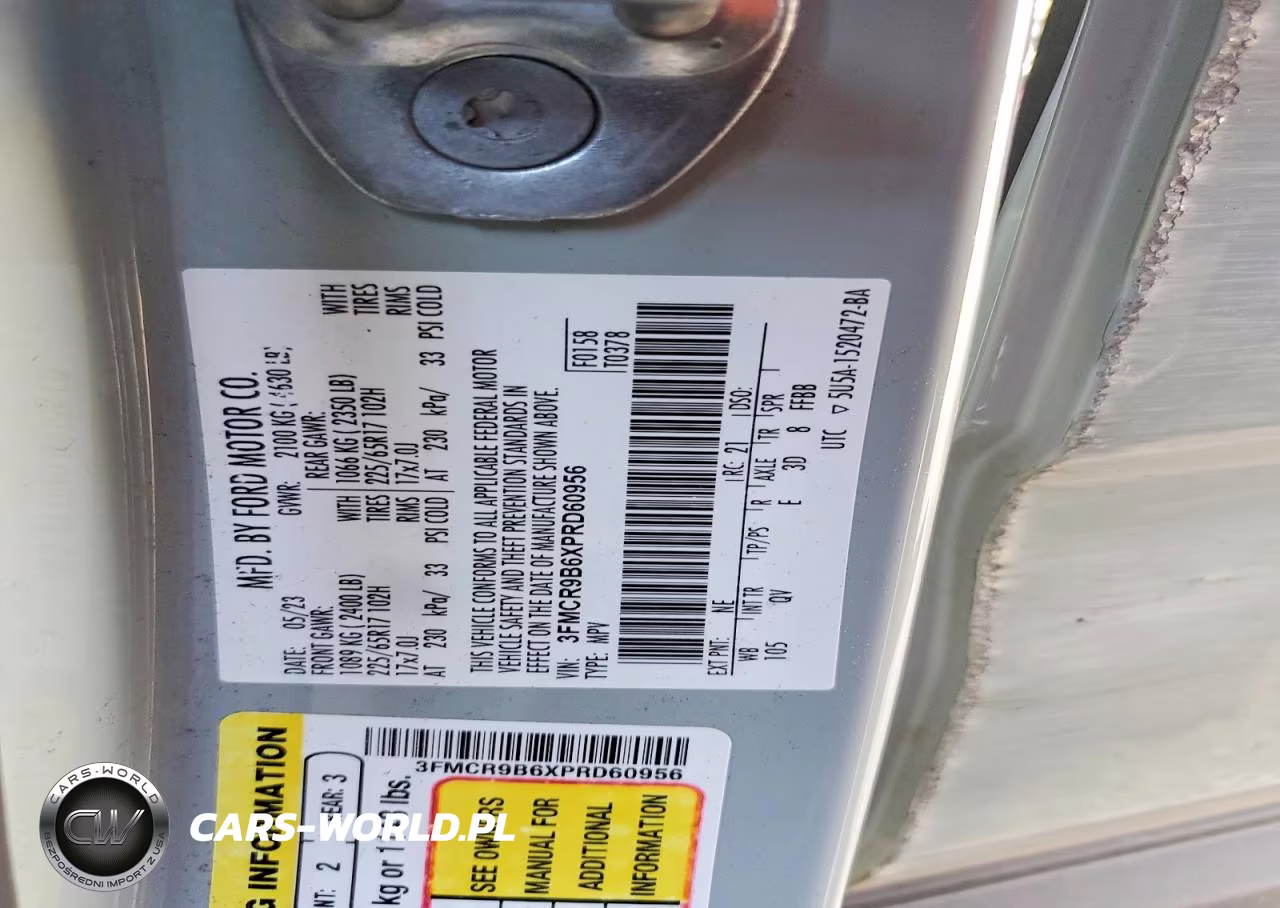 2023 Ford Bronco Sport Big Bend VIN:3FMCR9B6XPRD60956 - 13