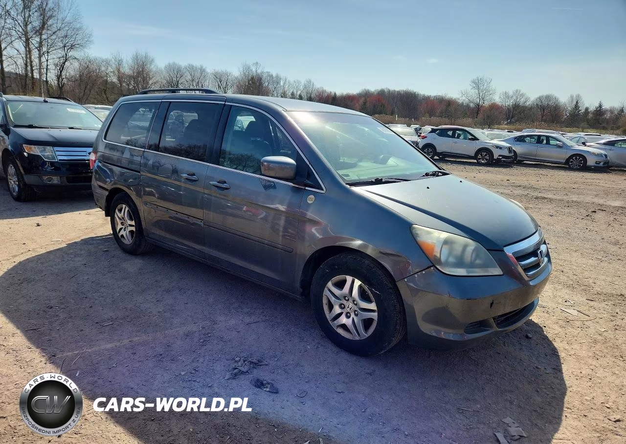 2007 Honda Odyssey Ex VIN:5FNRL38497B451690 - 4