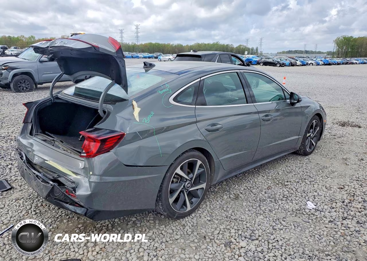 2021 Hyundai Sonata Sel Plus VIN:5NPEJ4J23MH107952 - 3
