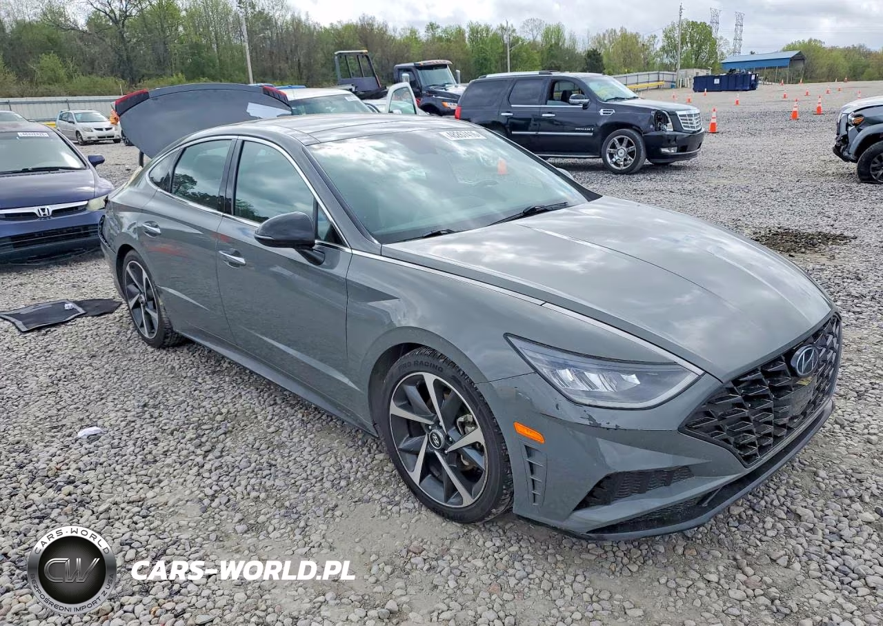 2021 Hyundai Sonata Sel Plus VIN:5NPEJ4J23MH107952 - 4