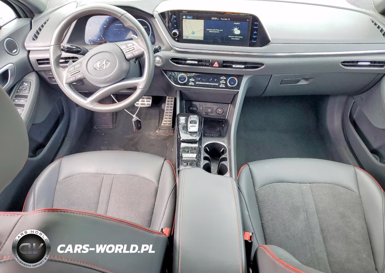2021 Hyundai Sonata Sel Plus VIN:5NPEJ4J23MH107952 - 8