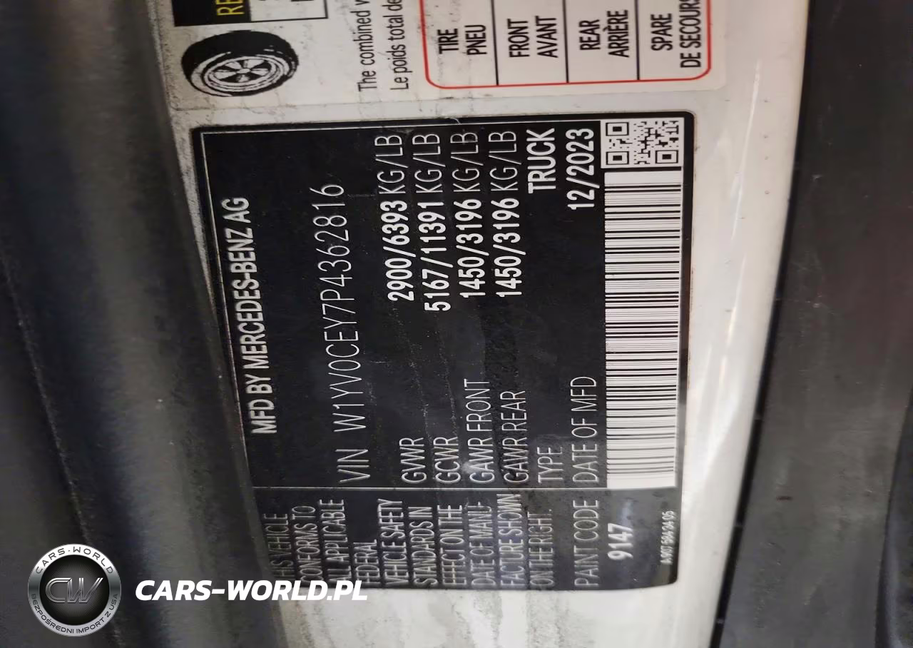 2023 Mercedes Benz Metris VIN:W1YV0CEY7P4362816 - 13
