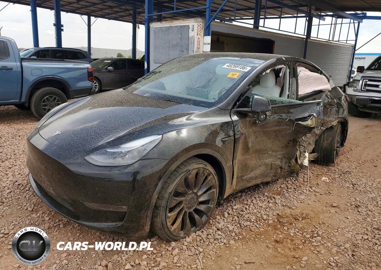 2023 Tesla Model Y VIN:7SAYGDEF0PF660055 - 1