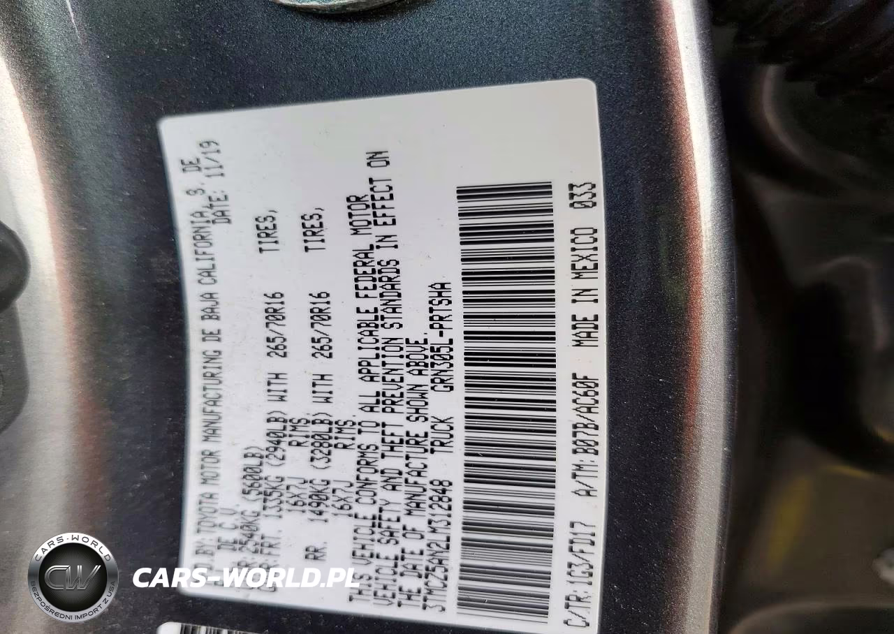 2020 Toyota Tacoma Trd Off-Road VIN:3TMCZ5AN2LM312848 - 12