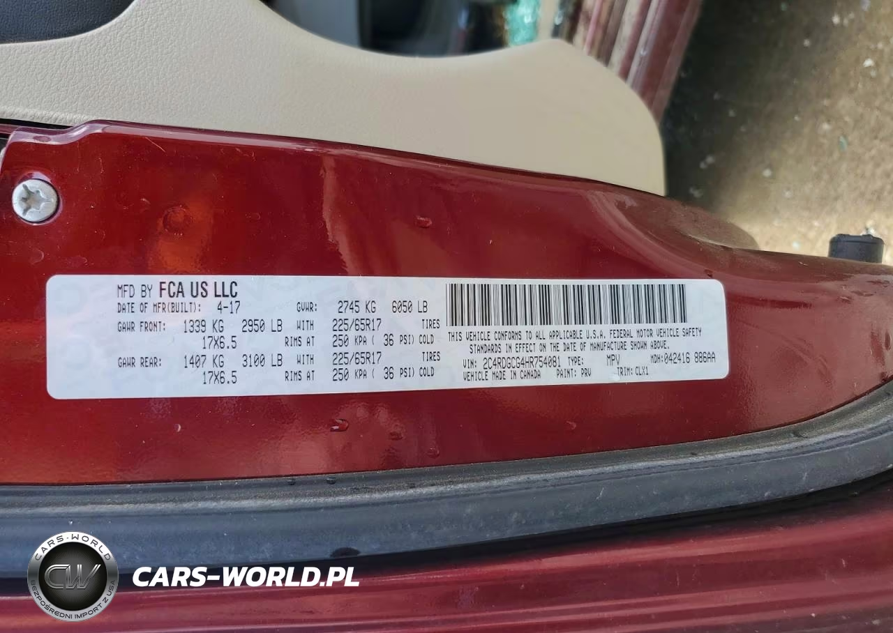 2017 Dodge Grand Caravan Sxt VIN:2C4RDGCG4HR754081 - 13