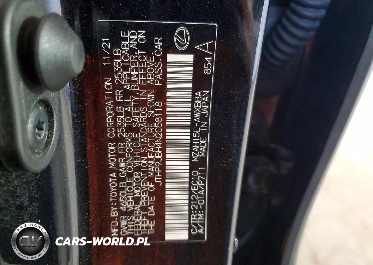 2022 Lexus Ux 250H Base VIN:JTHP9JBH4N2058118 - 13