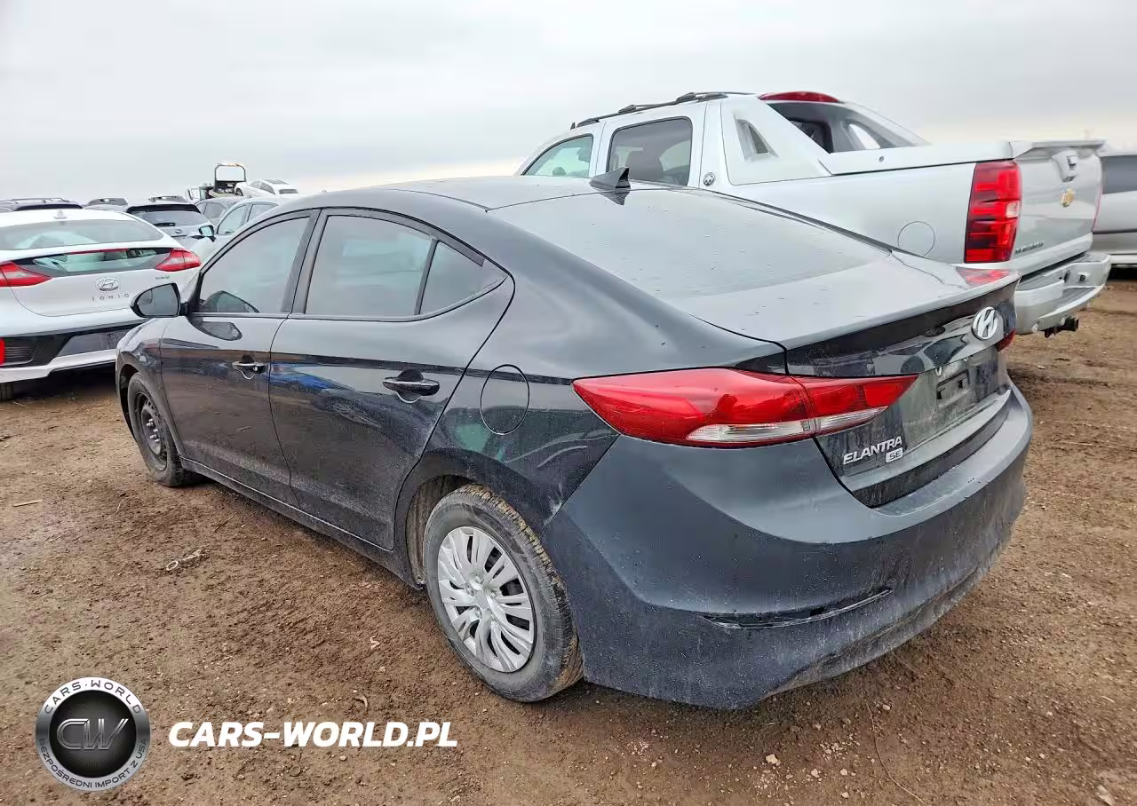 2017 Hyundai Elantra Se VIN:KMHD74LF2HU367695 - 2