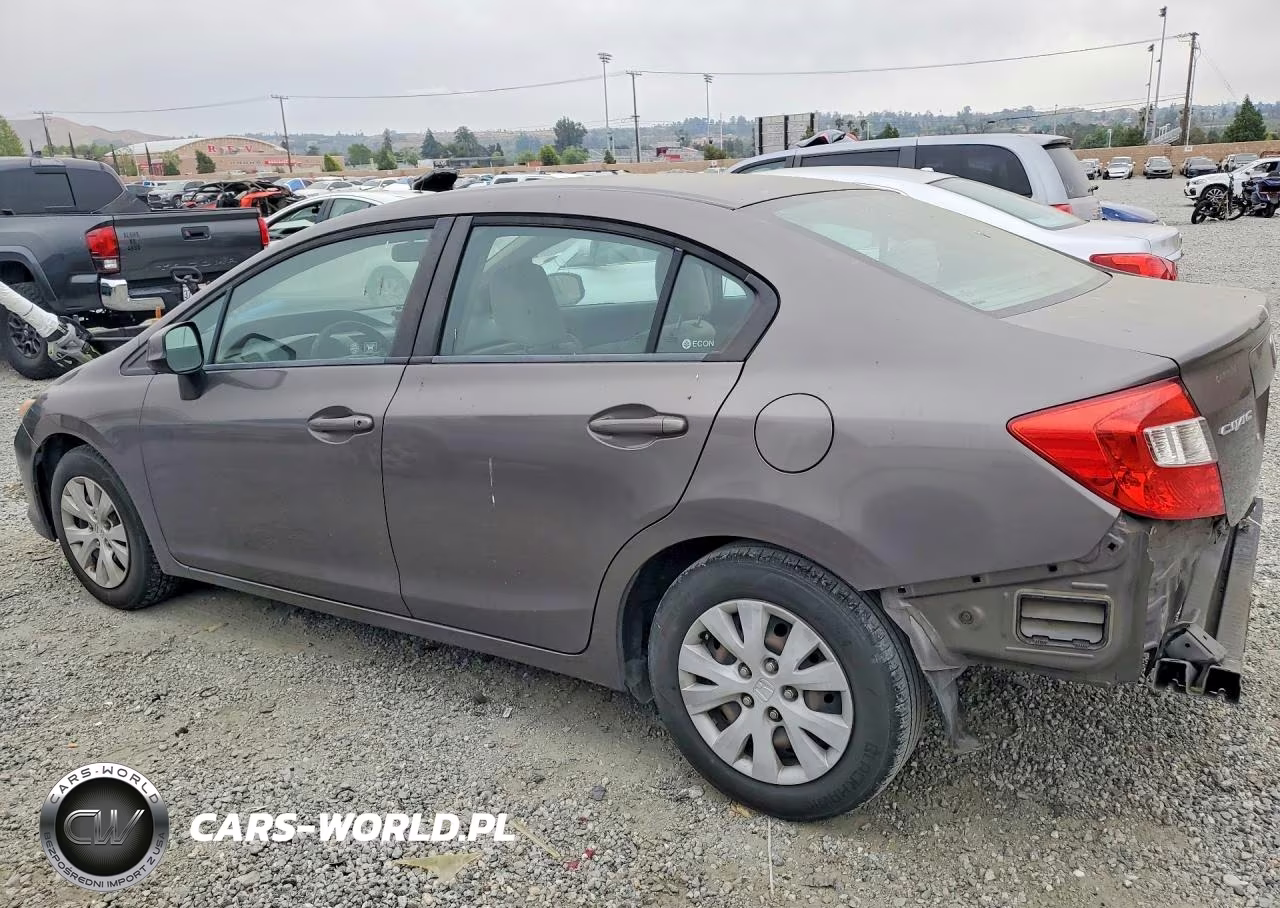 2012 Honda Civic Lx VIN:19XFB2F51CE368668 - 2