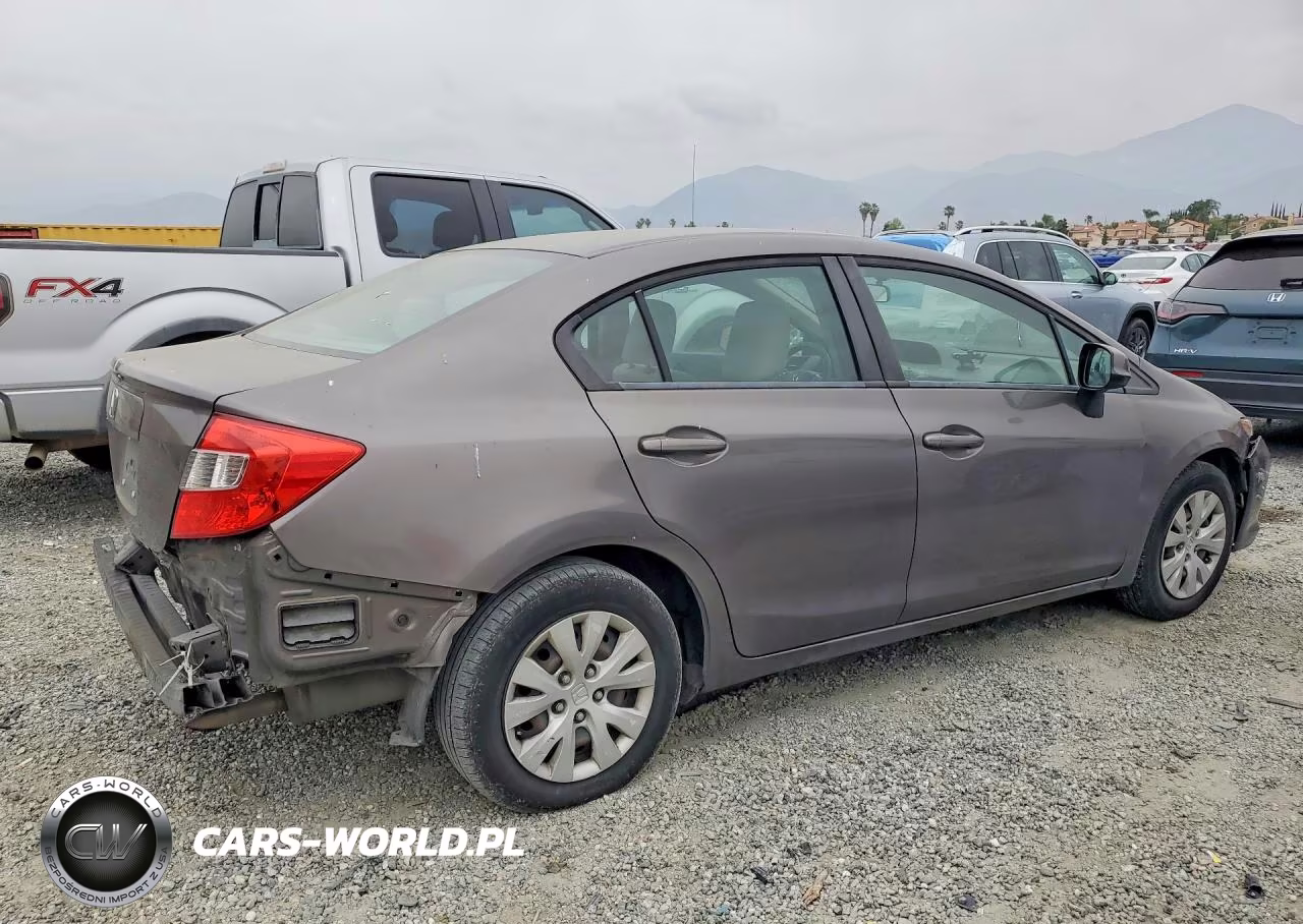 2012 Honda Civic Lx VIN:19XFB2F51CE368668 - 3