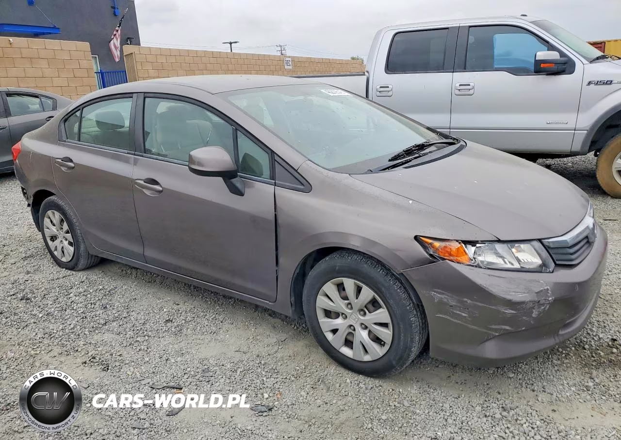 2012 Honda Civic Lx VIN:19XFB2F51CE368668 - 4