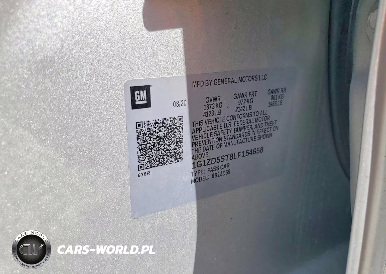 2020 Chevrolet Malibu Lt VIN:1G1ZD5ST8LF154658 - 13