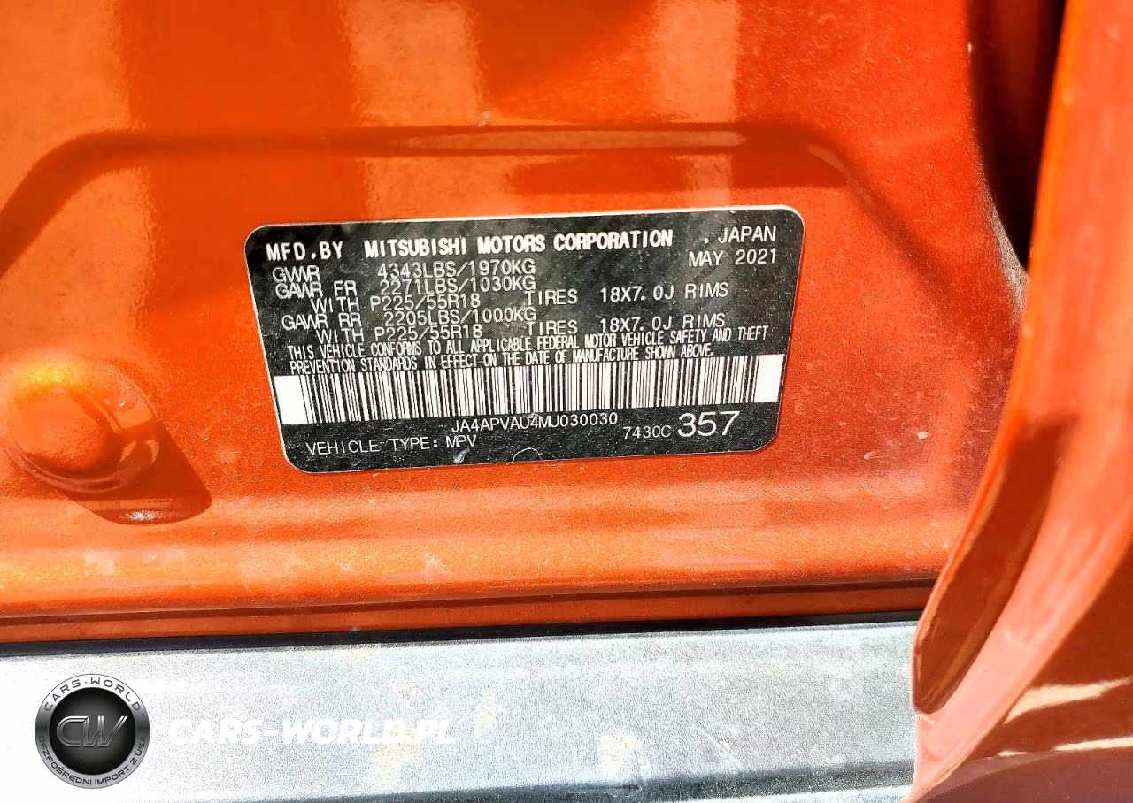 2021 Mitsubishi Outlander Sport Se VIN:JA4APVAU4MU030030 - 12