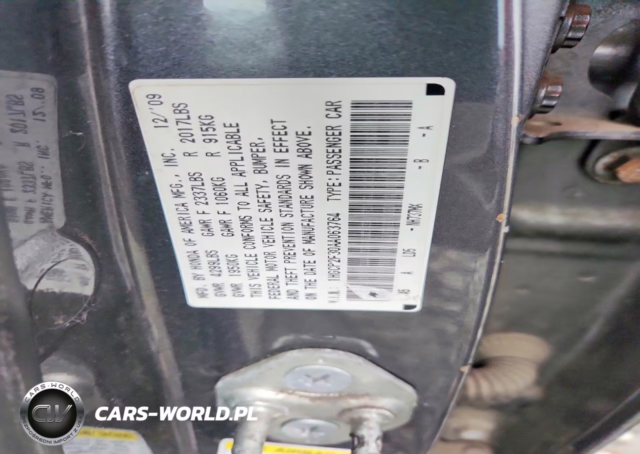 2010 Honda Accord Lx VIN:1HGCP2F30AA063764 - 12