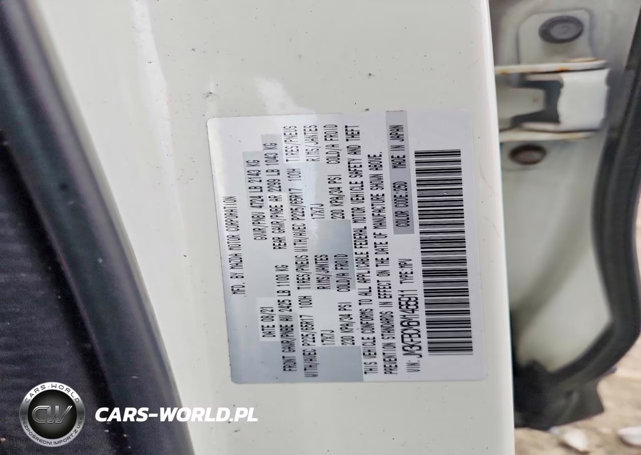 2021 Mazda Cx-5 Touring VIN:JM3KFBCM6M1465911 - 14