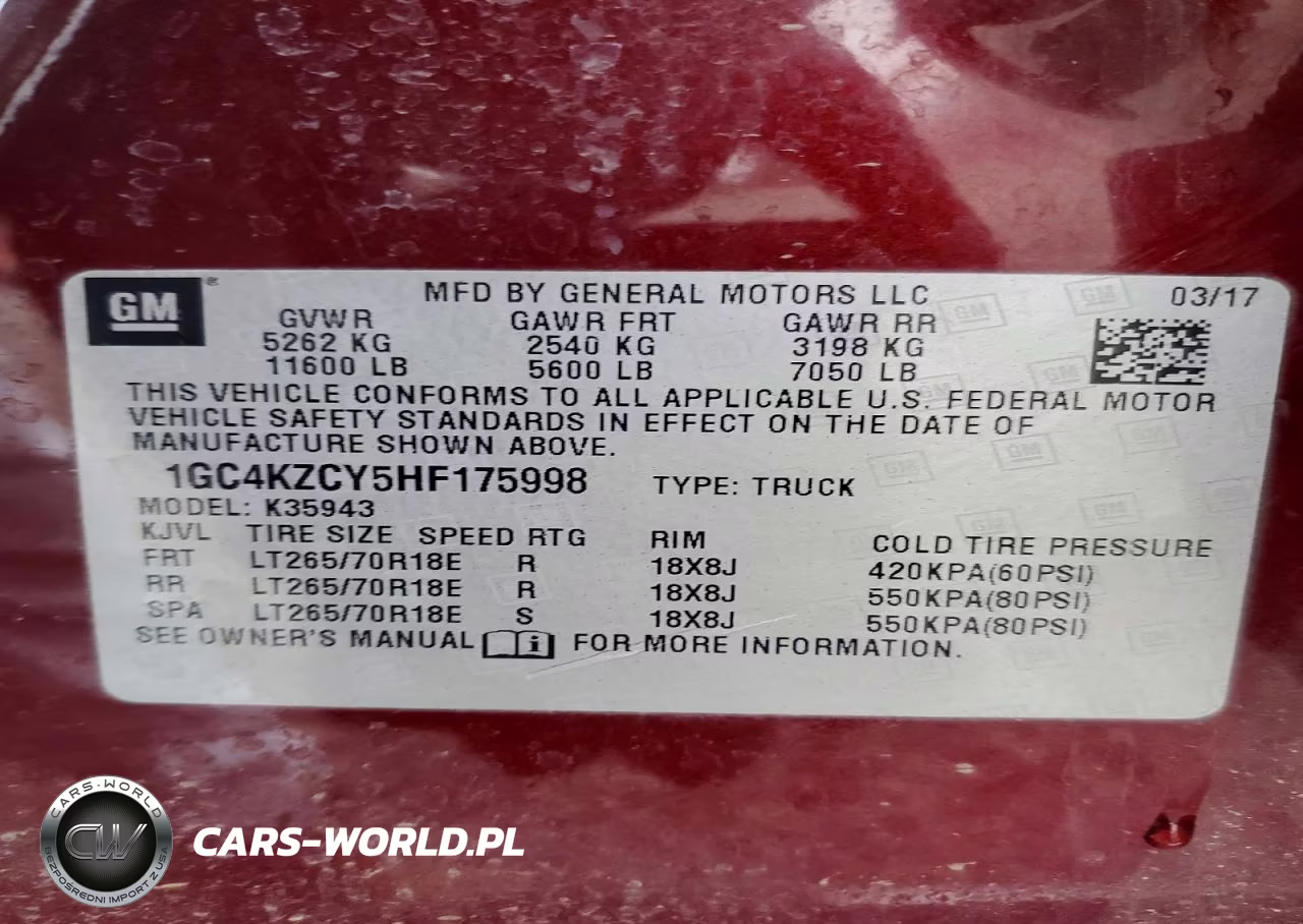 2017 Chevrolet Silverado K3500 Lt VIN:1GC4KZCY5HF175998 - 12