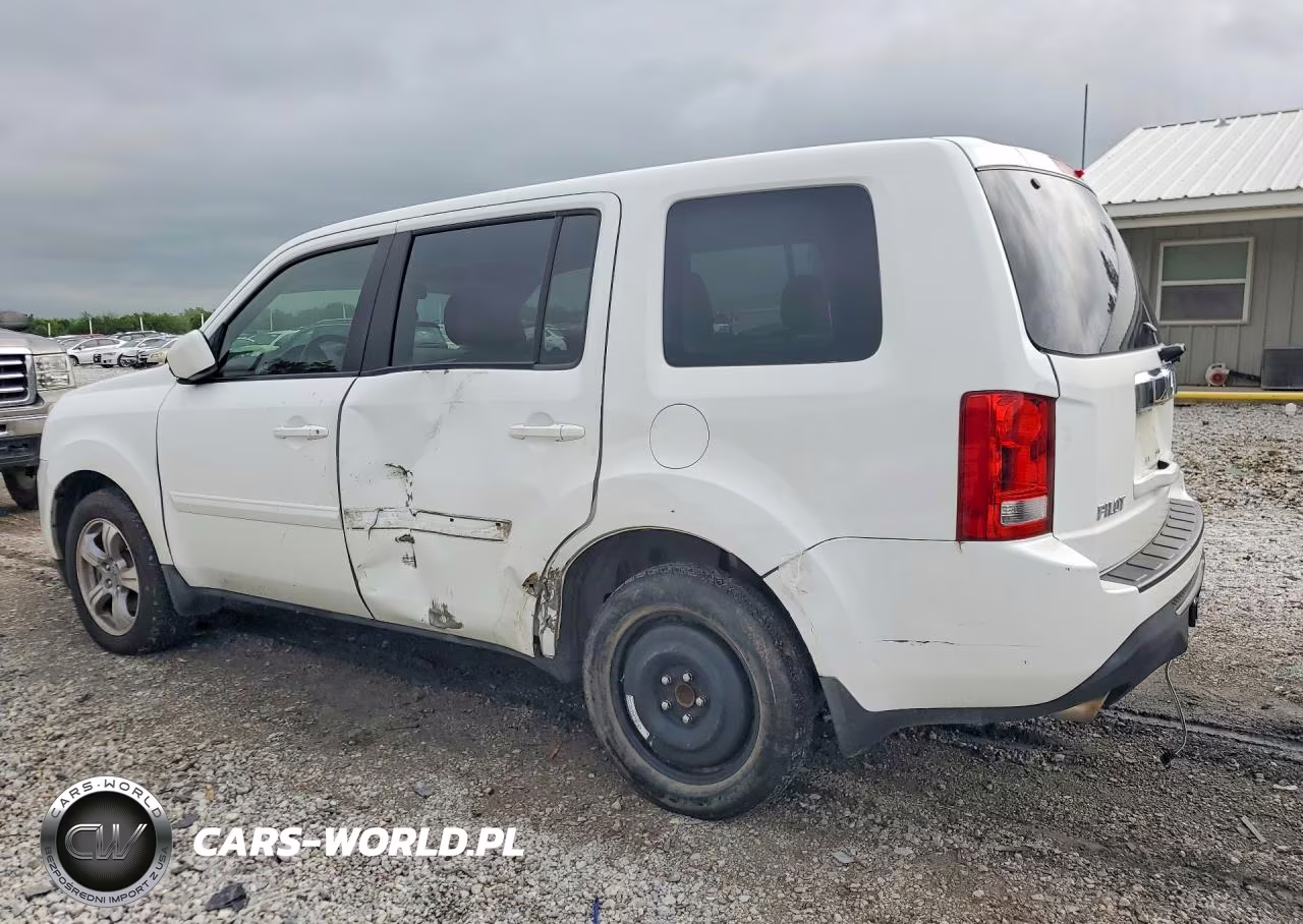2013 Honda Pilot Exl VIN:5FNYF3H55DB037457 - 2