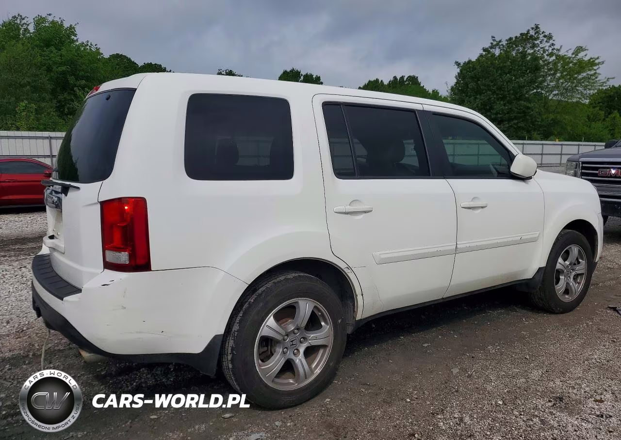 2013 Honda Pilot Exl VIN:5FNYF3H55DB037457 - 3