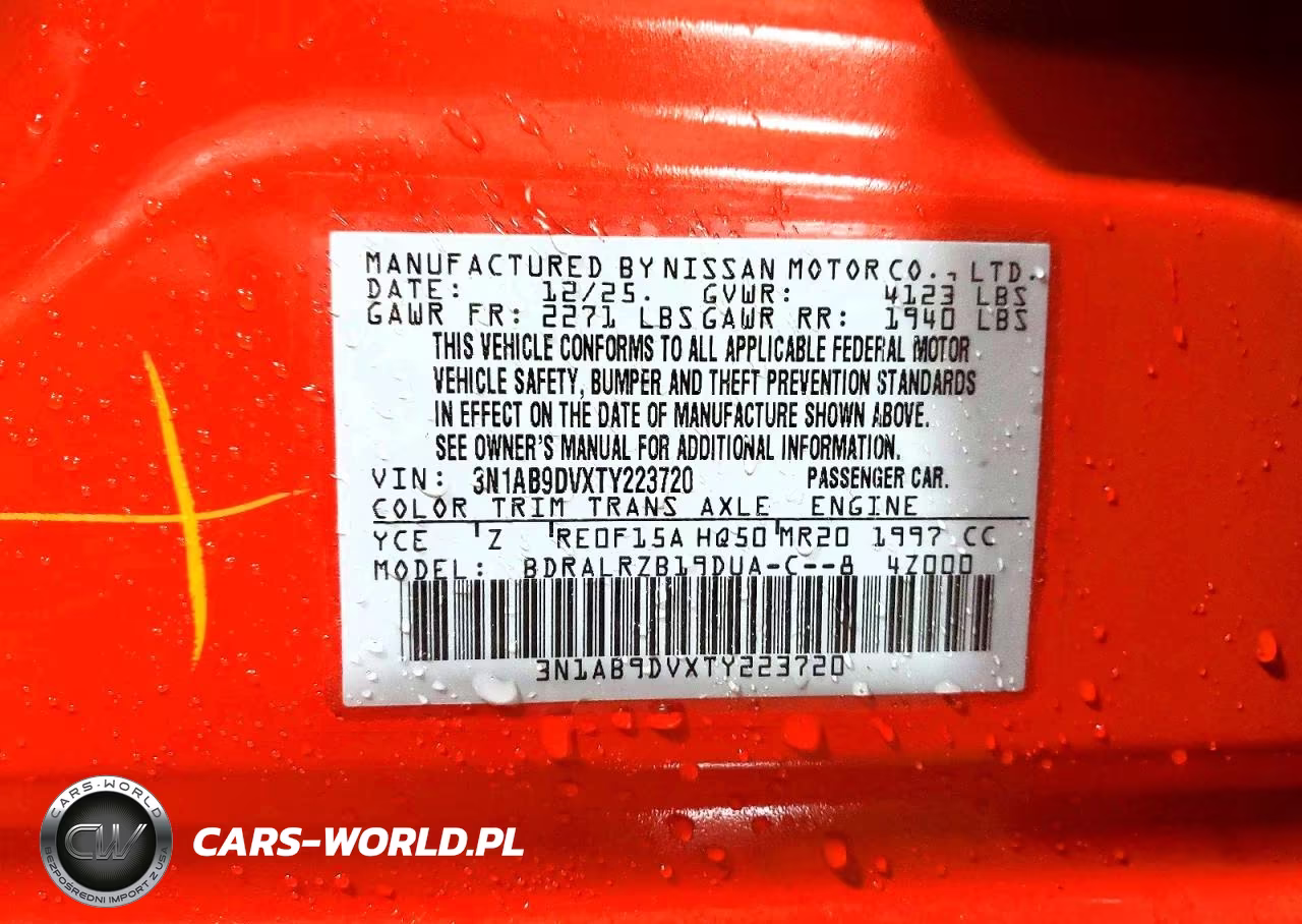 2026 Nissan Sentra Sr VIN:3N1AB9DVXTY223720 - 12