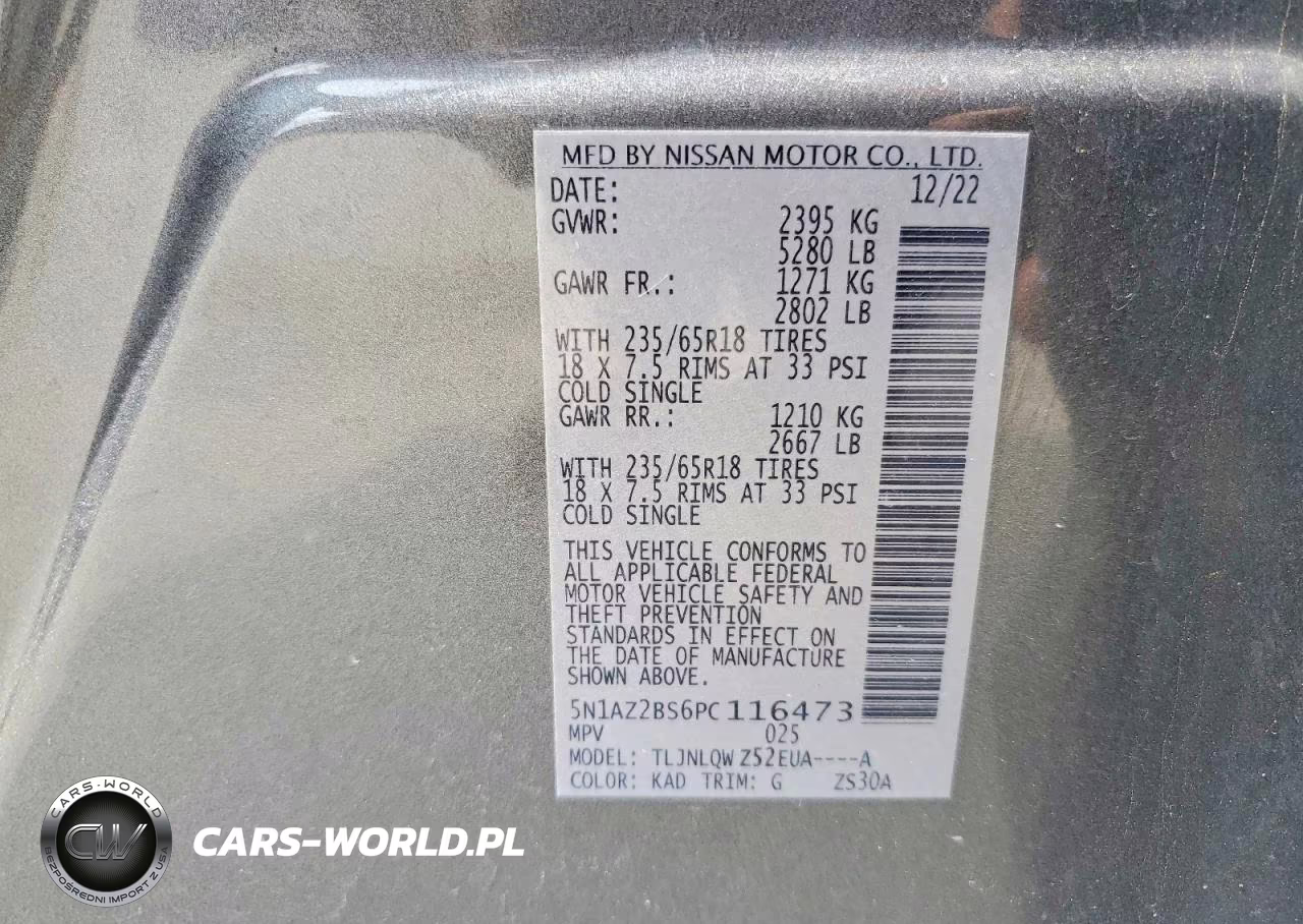 2023 Nissan Murano Sv VIN:5N1AZ2BS6PC116473 - 13