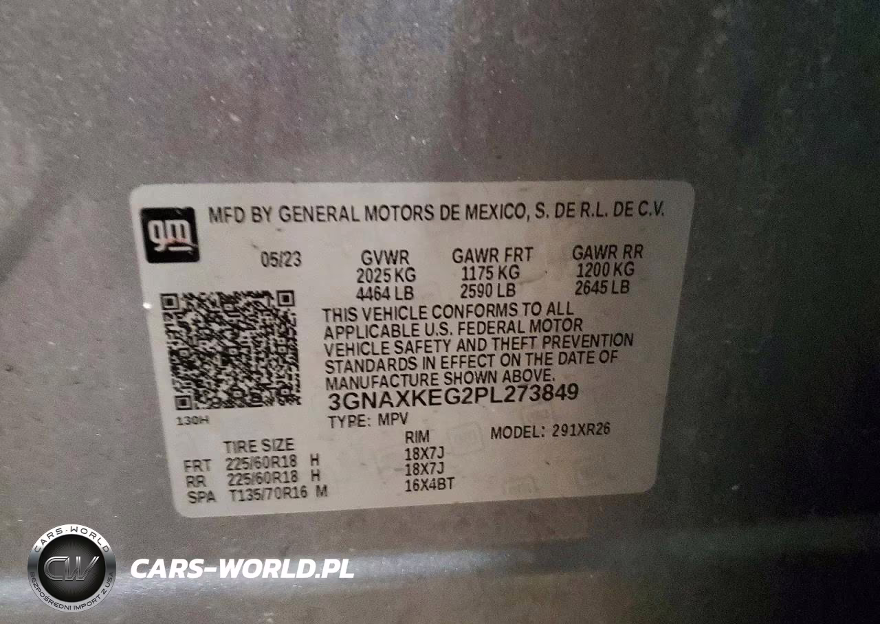 2023 Chevrolet Equinox Lt VIN:3GNAXKEG2PL273849 - 13