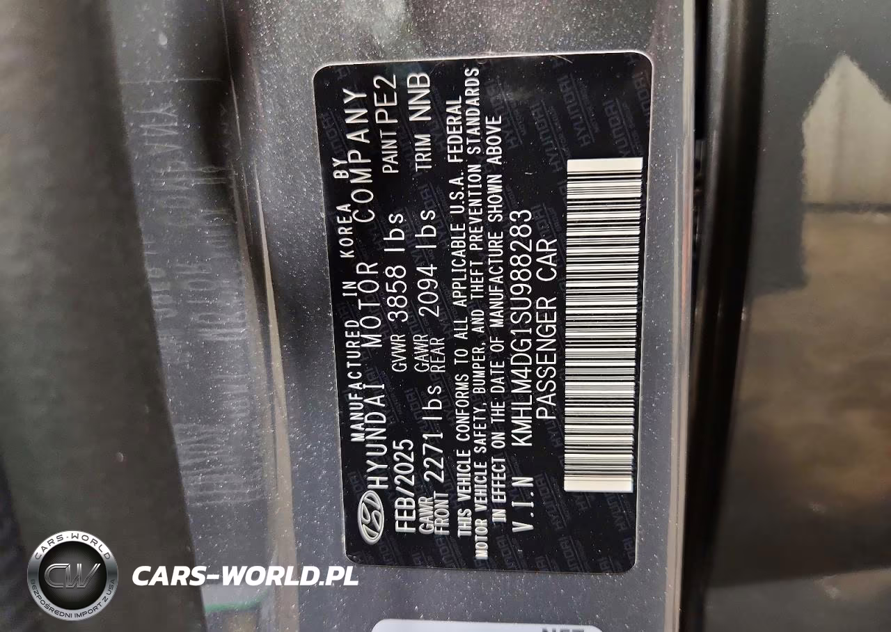 2025 Hyundai Elantra Sel Sport VIN:KMHLM4DG1SU988283 - 13