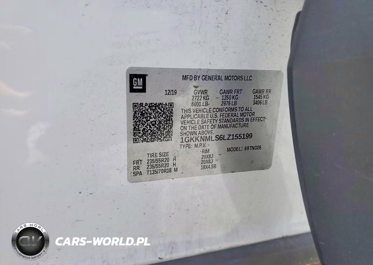 2020 GMC Acadia Slt VIN:1GKKNMLS6LZ155199 - 14
