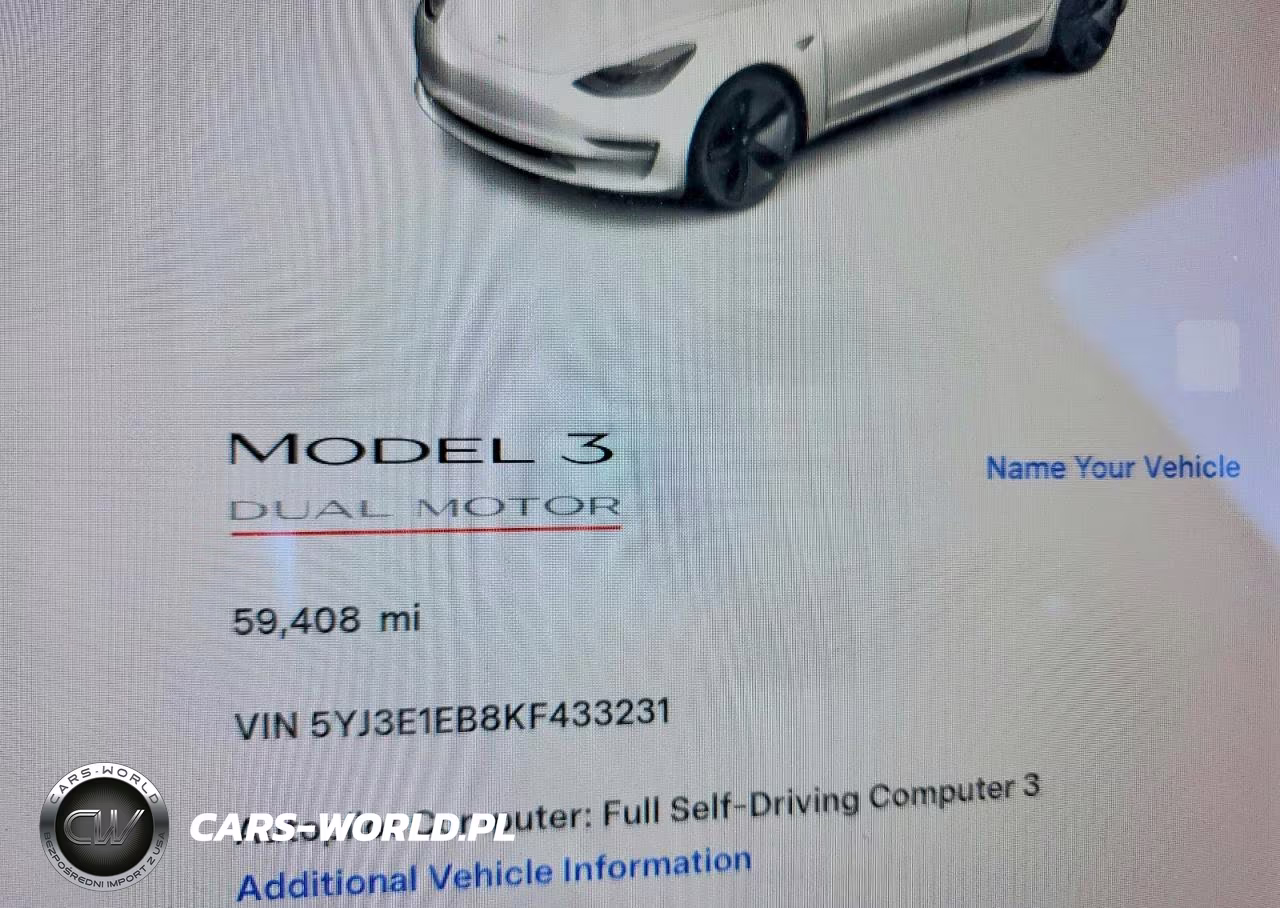 2019 Tesla Model 3 VIN:5YJ3E1EB8KF433231 - 9