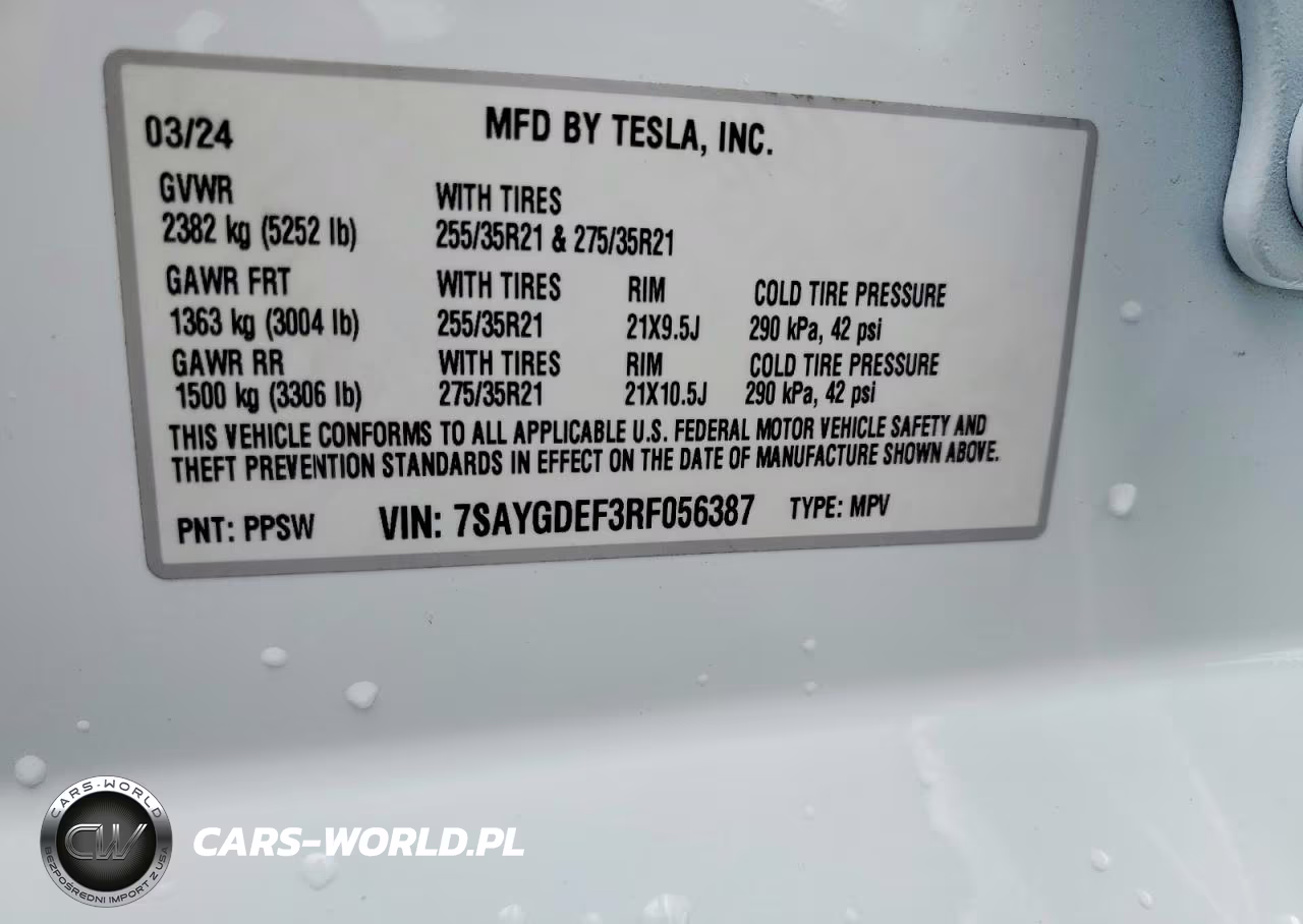 2024 Tesla Model Y VIN:7SAYGDEF3RF056387 - 13