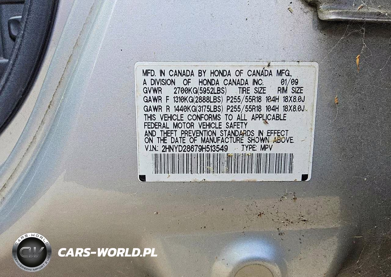 2009 Acura Mdx Technology VIN:2HNYD28679H513549 - 13