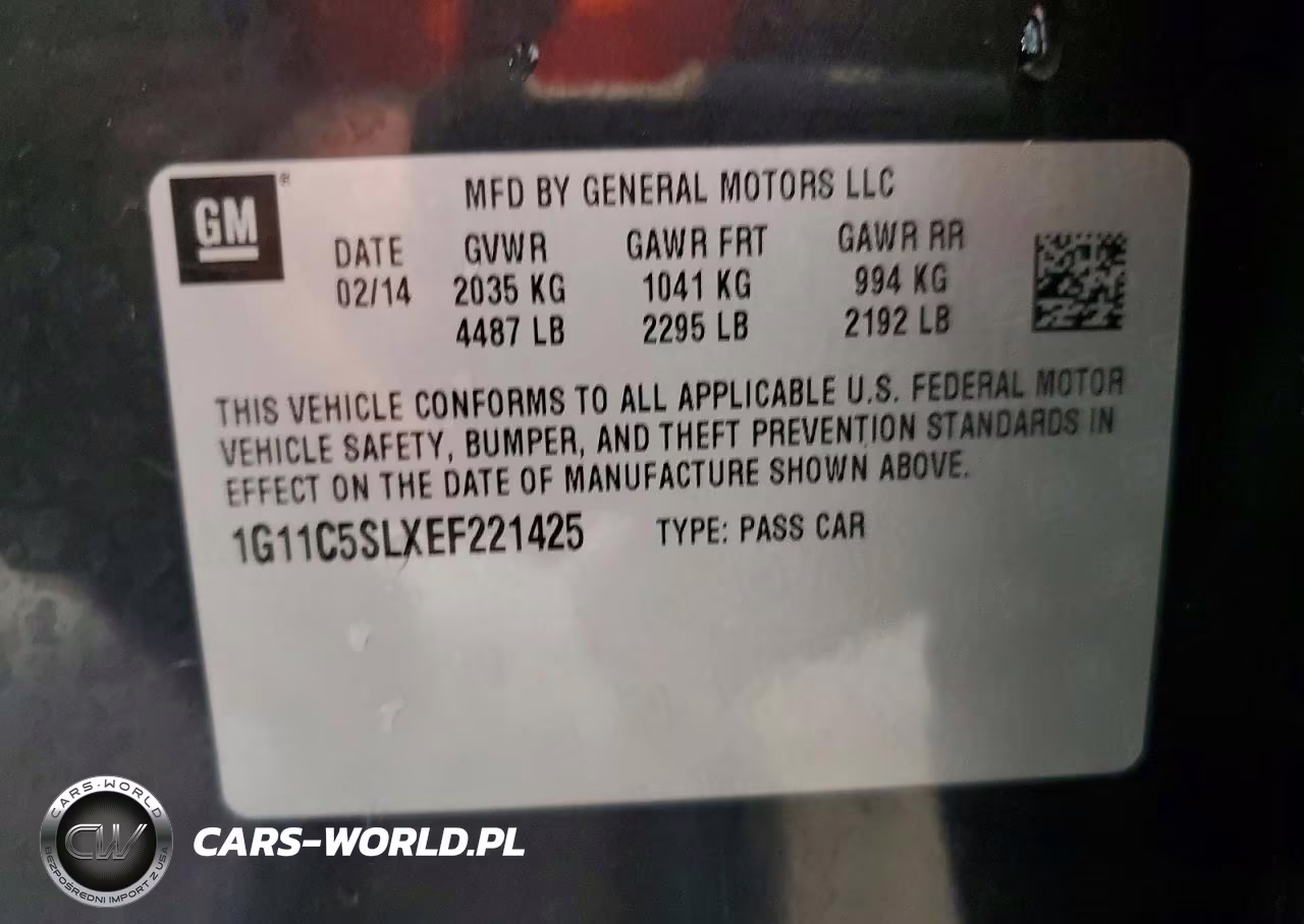 2014 Chevrolet Malibu 1Lt VIN:1G11C5SLXEF221425 - 12