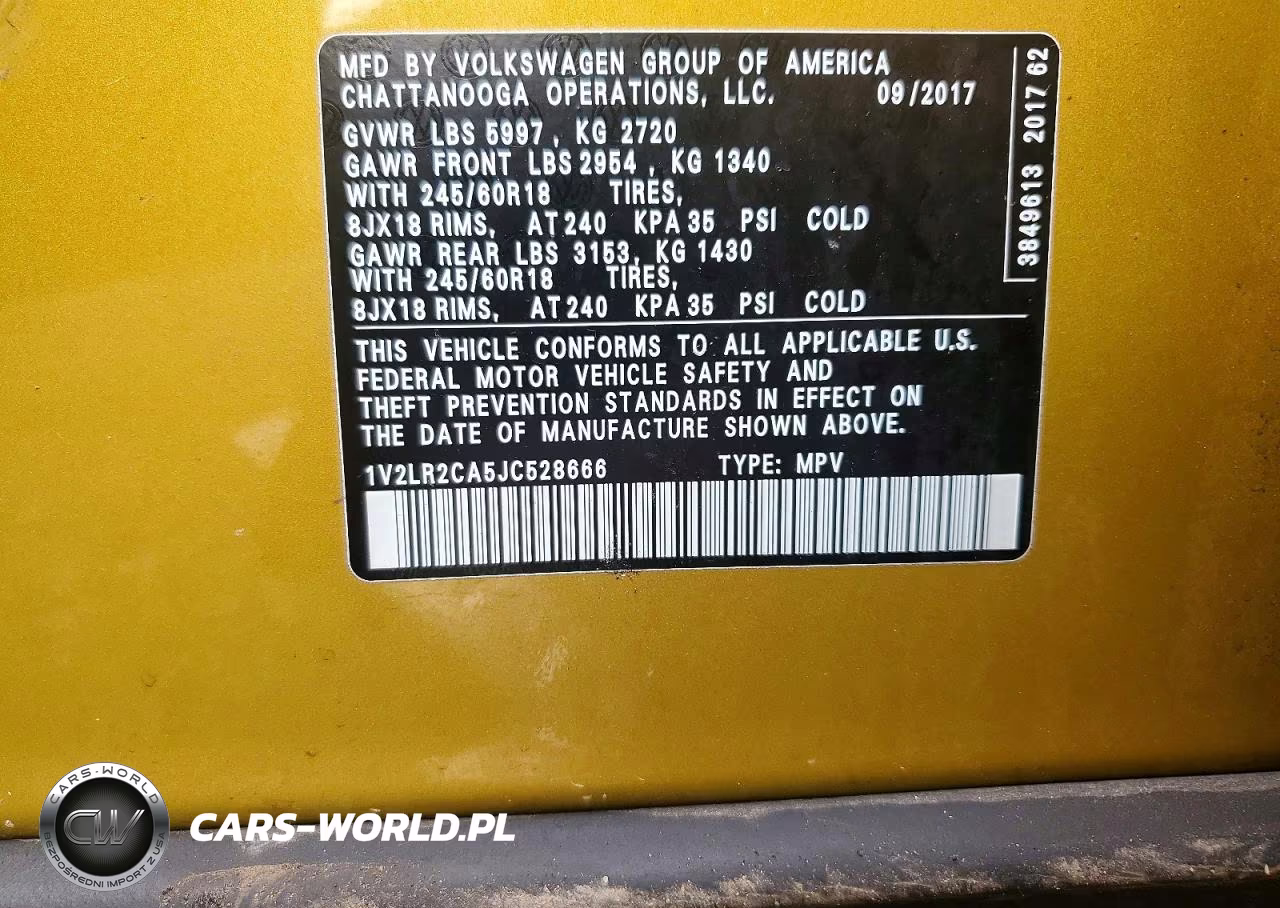 2018 Volkswagen Atlas Se VIN:1V2LR2CA5JC528666 - 13