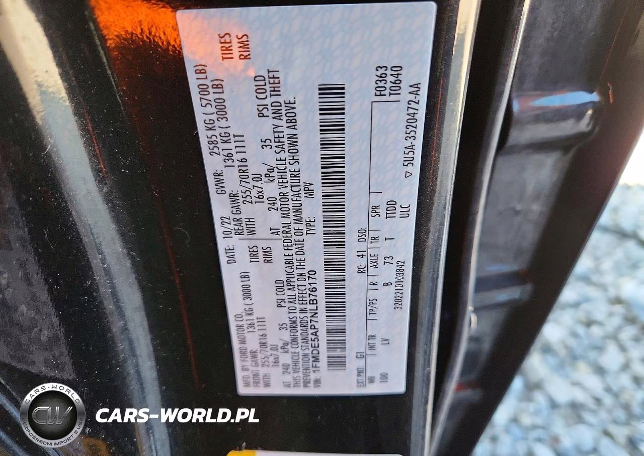 2022 Ford Bronco Base VIN:1FMDE5AP7NLB76170 - 13
