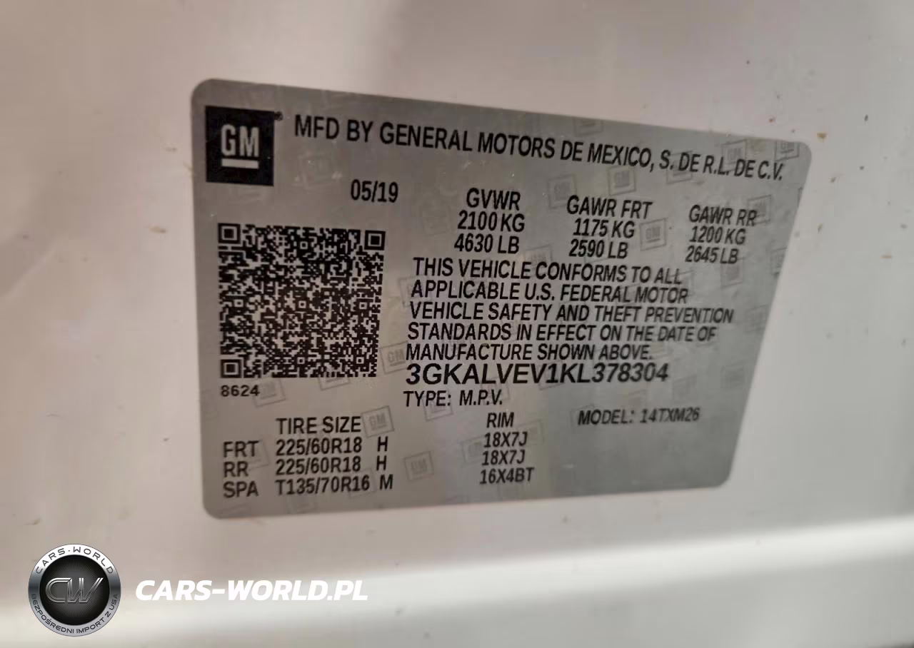 2019 GMC Terrain Slt VIN:3GKALVEV1KL378304 - 14
