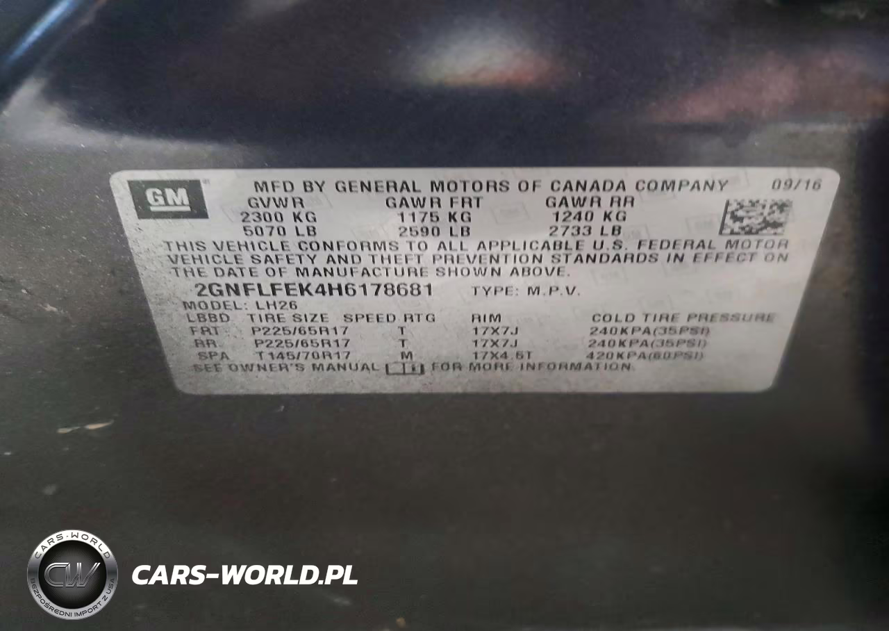 2017 Chevrolet Equinox Lt VIN:2GNFLFEK4H6178681 - 13