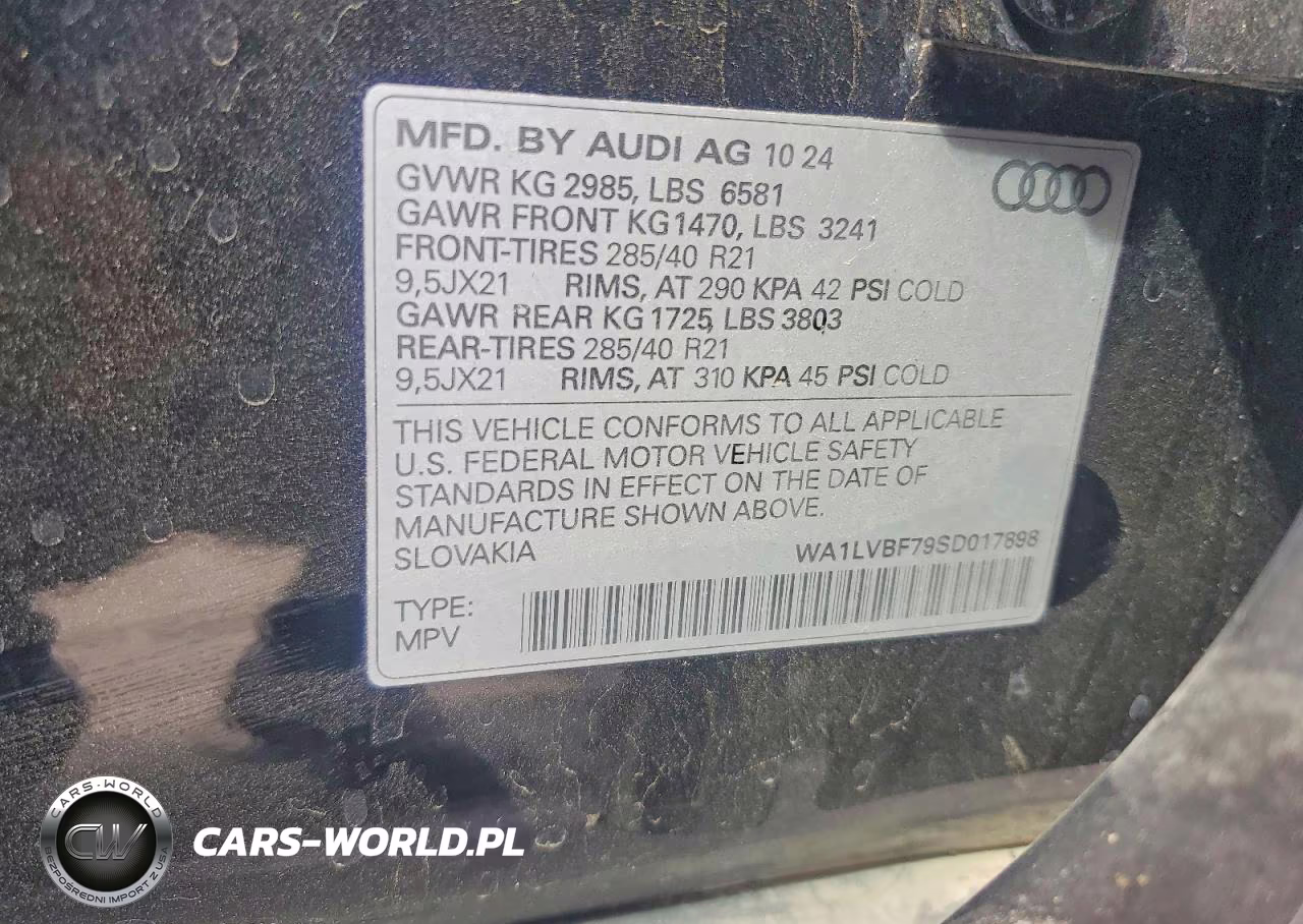 2025 Audi Q7 Premium Plus VIN:WA1LVBF79SD017898 - 13