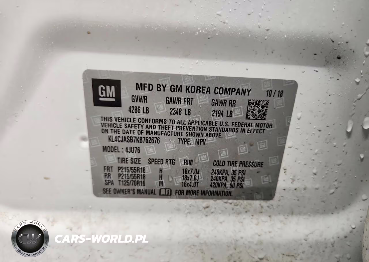 2019 Buick Encore Preferred VIN:KL4CJASB7KB762676 - 13