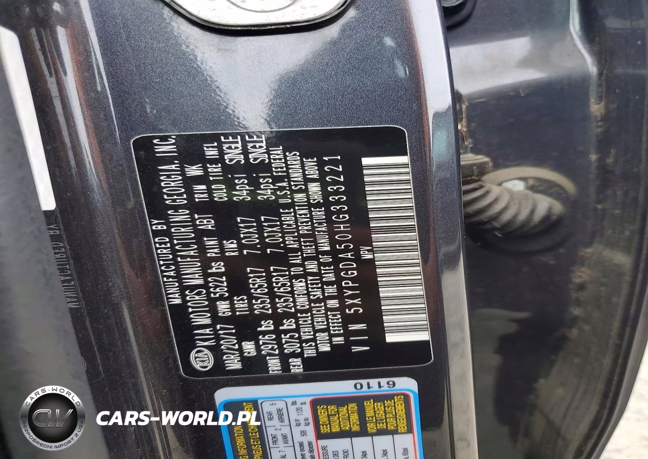 2017 Kia Sorento Lx V6 VIN:5XYPGDA50HG333221 - 13