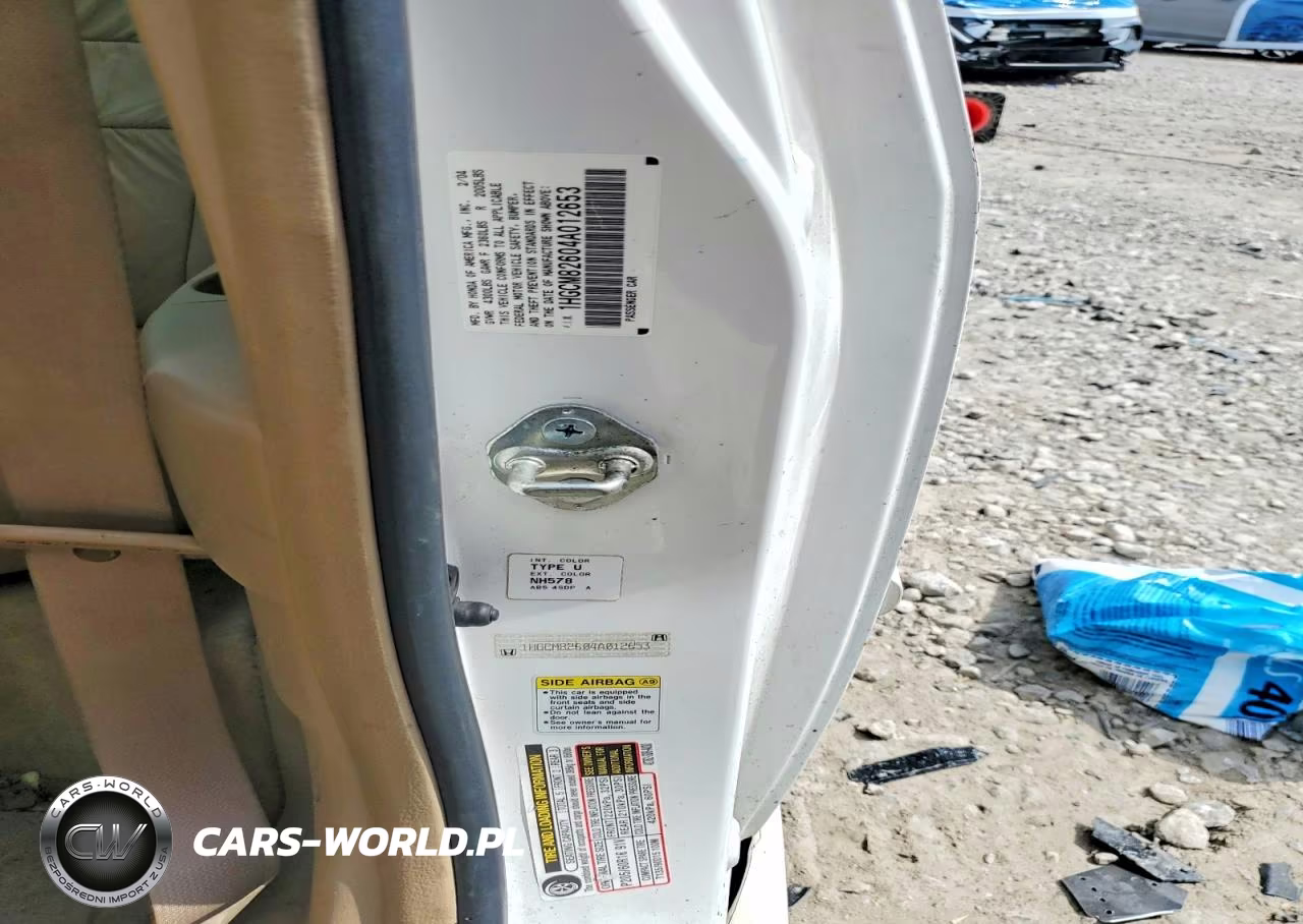 2004 Honda Accord Ex VIN:1HGCM82604A012653 - 12