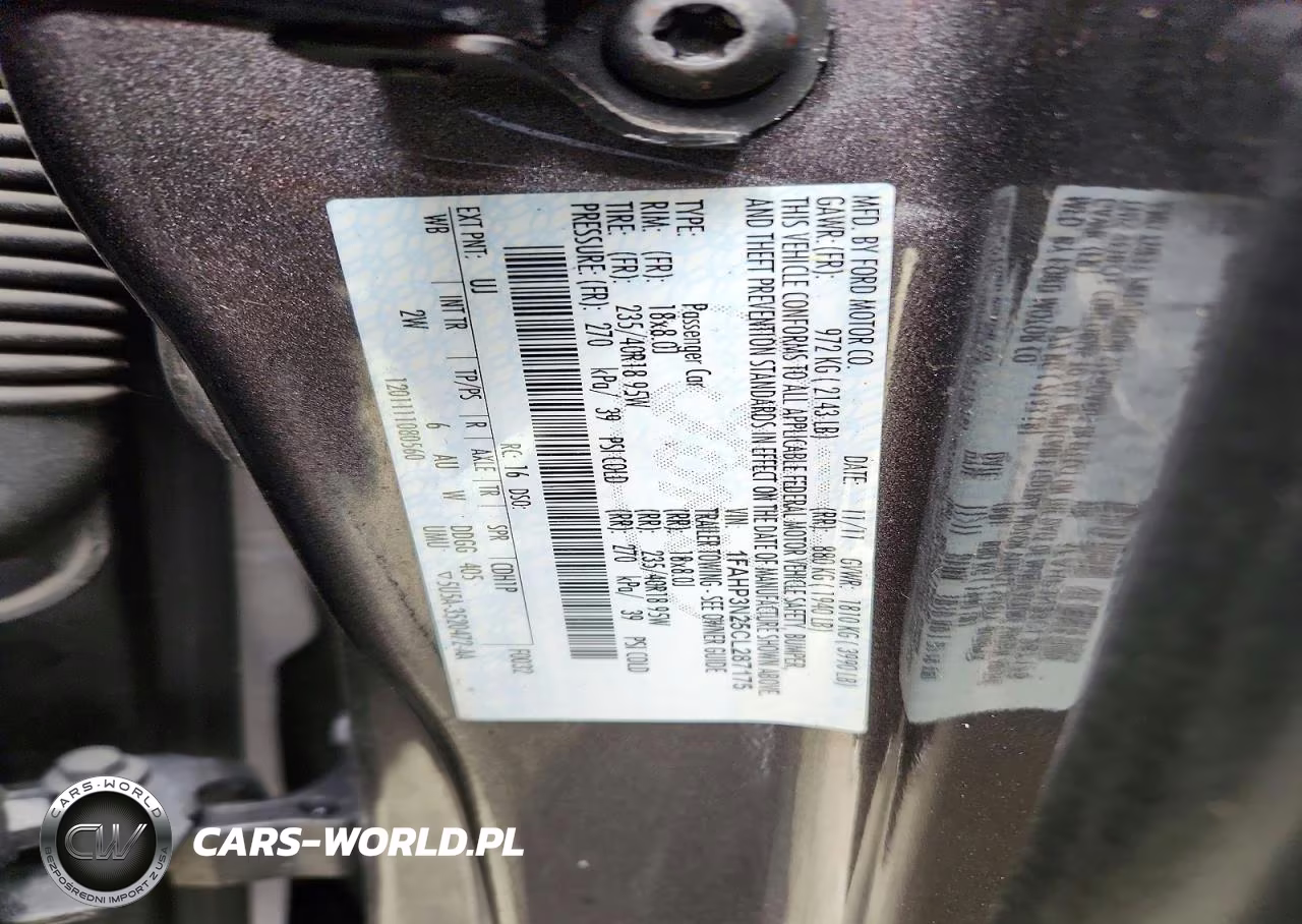 2012 Ford Focus Titanium VIN:1FAHP3N25CL287175 - 13